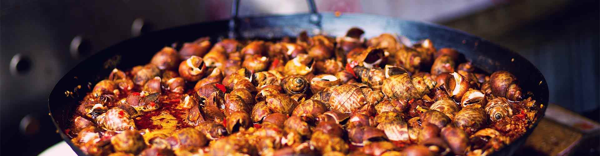 ¿Dónde comer caracoles en Chatún?